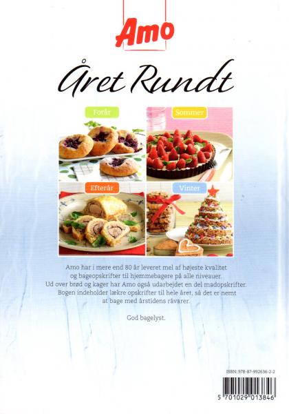 Book DANISH - Den Store Bagebog 3 - året rundt  - Bakerbook from Denmark, cake pies